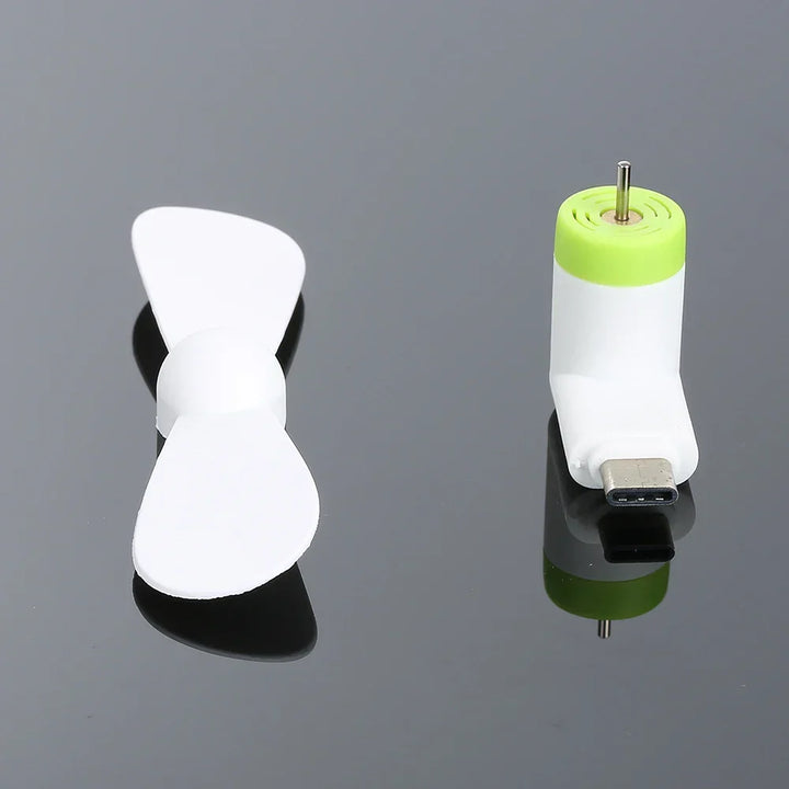 Creative Mini Portable Micro USB Fan - 5V 1W Mobile Phone USB Gadget Fans Tester for Type-C USB-C Cooling Hand Fan | Kalsten