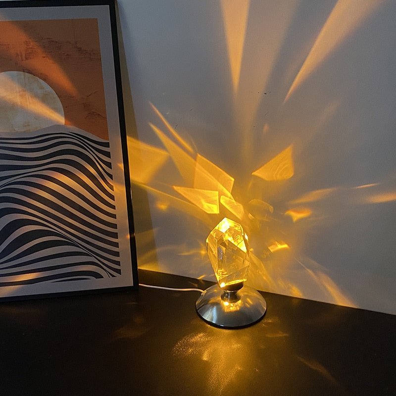 Light Shadow Artificial Diamond Lamp | Kalsten