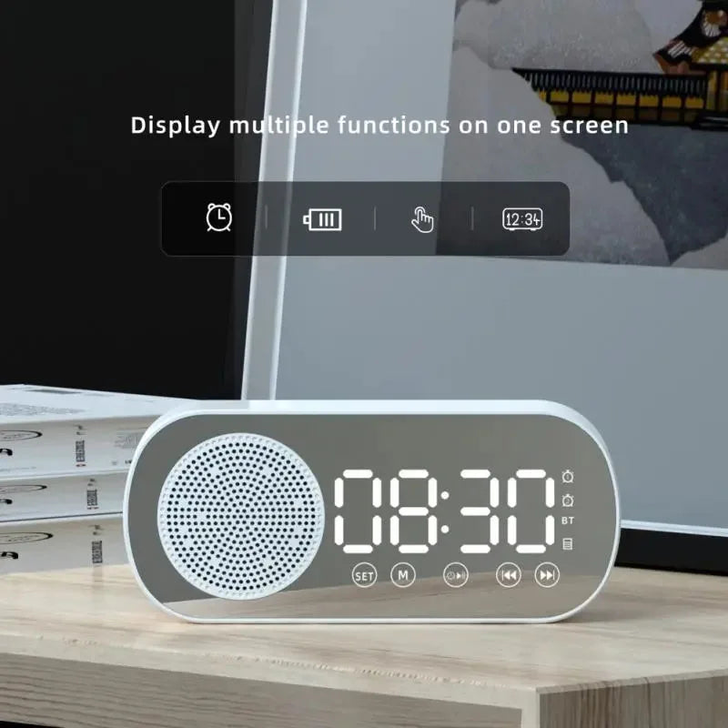 Kalsten | Digital Alarm Clock with Bluetooth Speaker & FM Radio