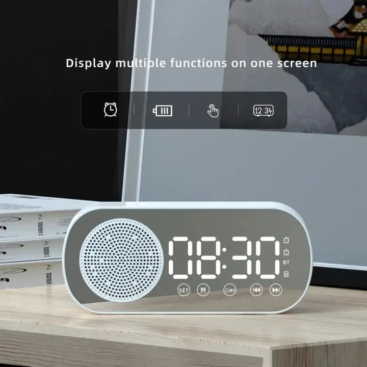 Kalsten | Digital Alarm Clock with Bluetooth Speaker & FM Radio