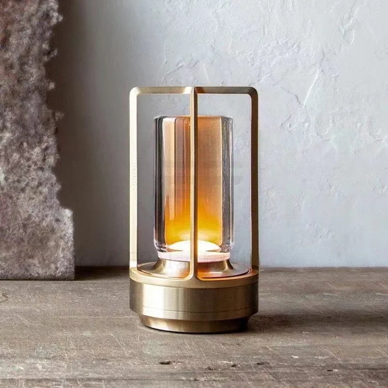Rechargeable Wireless LuxuryGlow Table Lamp - Elegant Wireless Lamp for Any Mood | Kalsten