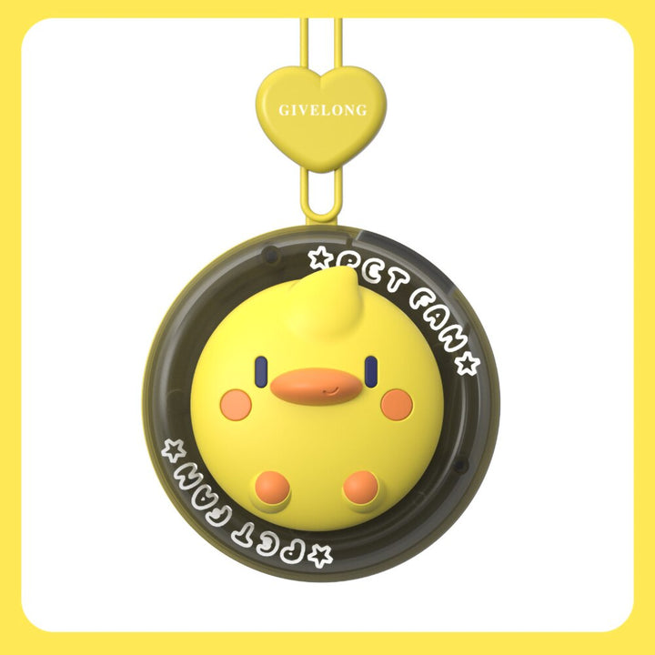 Cartoon Animal Mini Kids Neck Fan - Image 1