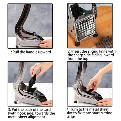 Brehn | Fritzo Vegetable Slicer - The stylish stainless steel cutter for perfect vegetables