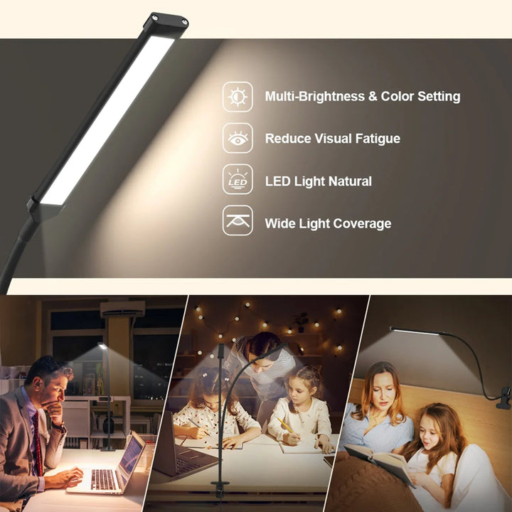 Adaptive Workspace Dimmable Flexible LED Lamp | Kalsten