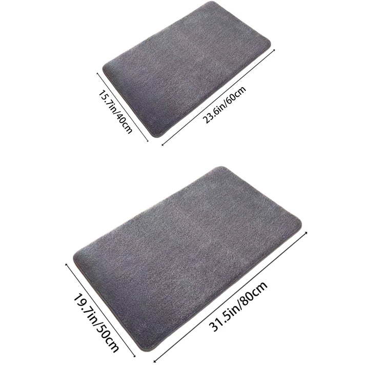 Ultra Absorbent Nordic Bath Mat Shower Room Floor Mat Super Anti-Slip Cushioned Soft Velvet Shower Mat For Washroom | Kalsten