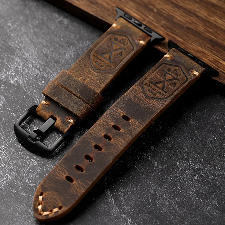 Kalsten | Handcrafted genuine leather cowhide Apple Watch band