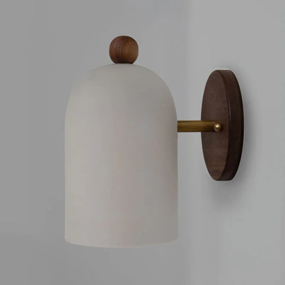 Skanto | TimberSoul – Wabi-Sabi Walnut Wall Lamp for Natural Atmosphere