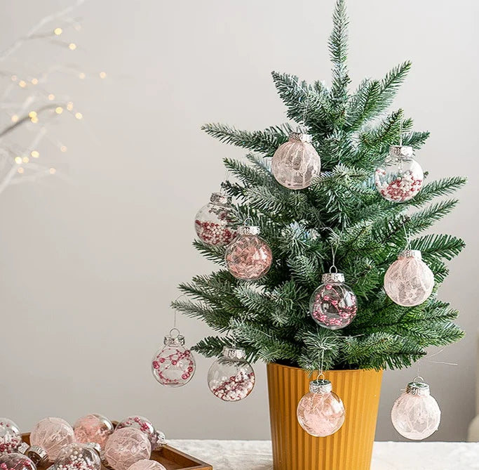 Transparent hollow ball Christmas tree decoration | Kalsten