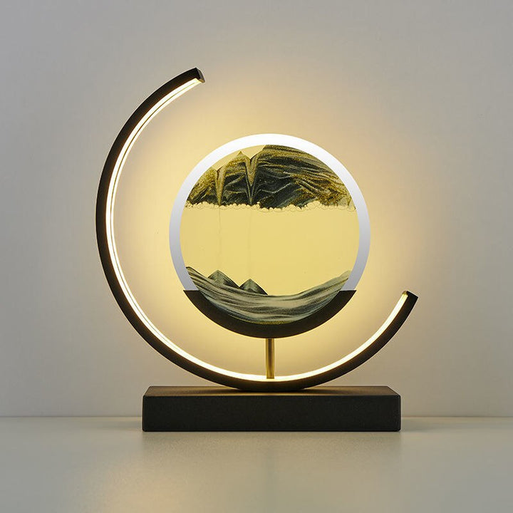 Table Lamp Modern LED Sand Art Light | Kalsten