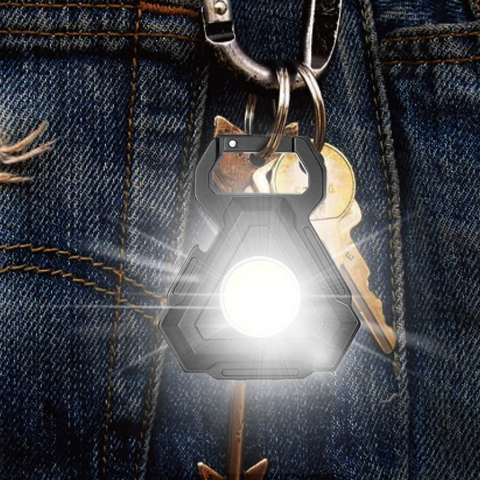 Mini LED Flashlight USB Bottle Opener Keychain | Kalsten