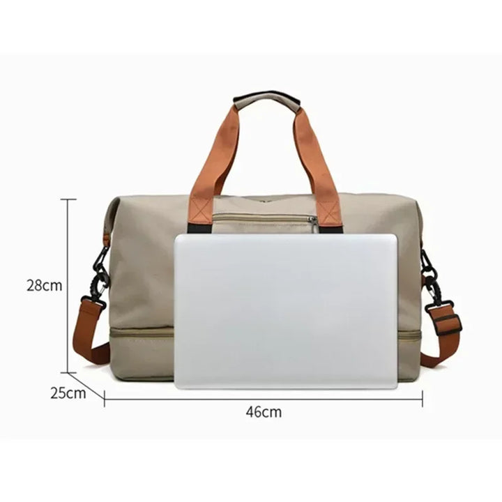 Kalsten | VOLARIS Fitness Travel Bag | Large Capacity | Dry-Wet Separation | Hand & Shoulder Bag for Women