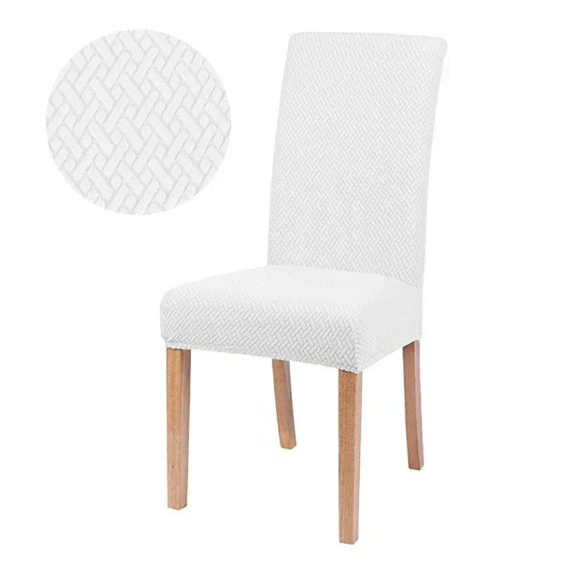 Kalsten | Chair Cover Velvona | Elastic & Thick Padded | Jacquard Stretch Cover | Washable & Wrinkle-Free