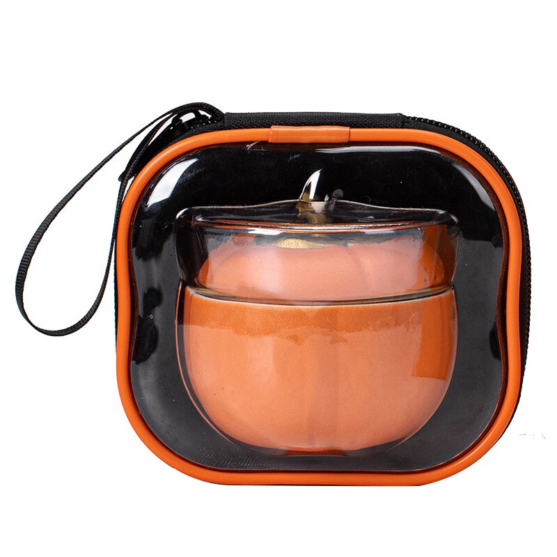 Mini Pumpkin Ceramic Teapot Set | Kalsten