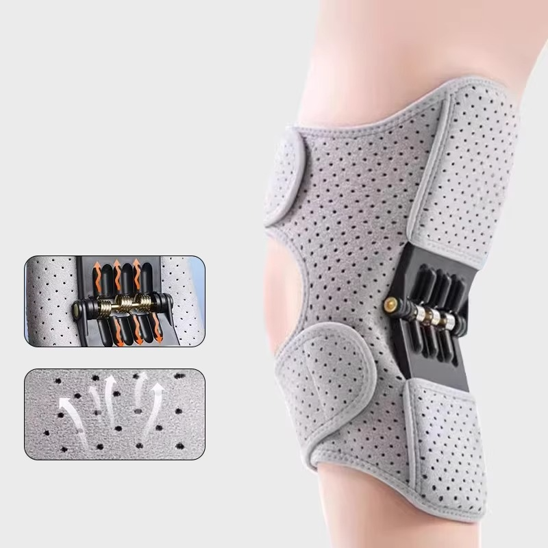 Kalsten | Adjustable Knee Support Brace with Power Rebound Springs for Joint Relief and Stability