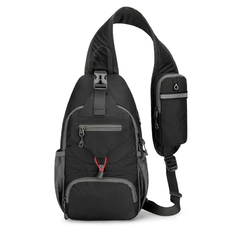 Skanto | SecurePack | Anti-Theft Waterproof Multi-Pocket Shoulder Backpack – Lightweight Crossbody Travel Bag