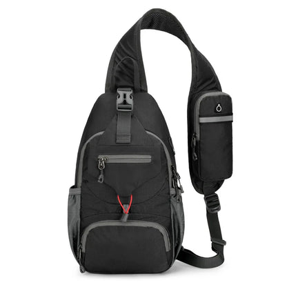 Skanto | SecurePack | Anti-Theft Waterproof Multi-Pocket Shoulder Backpack – Lightweight Crossbody Travel Bag