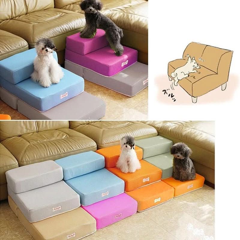 DOGSTEP PRO – Luxury dog stair for joint-friendly climbing up to the sofa and bed