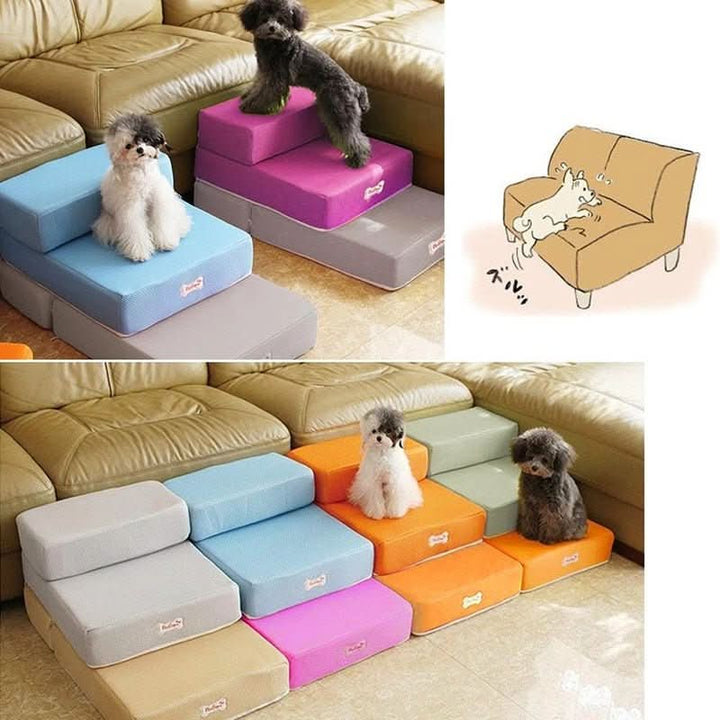 DOGSTEP PRO – Luxury dog stair for joint-friendly climbing up to the sofa and bed