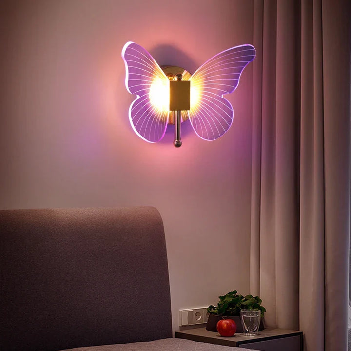 Butterfly LED Wall Lamp: Add Colorful Elegance to Your Space | Kalsten