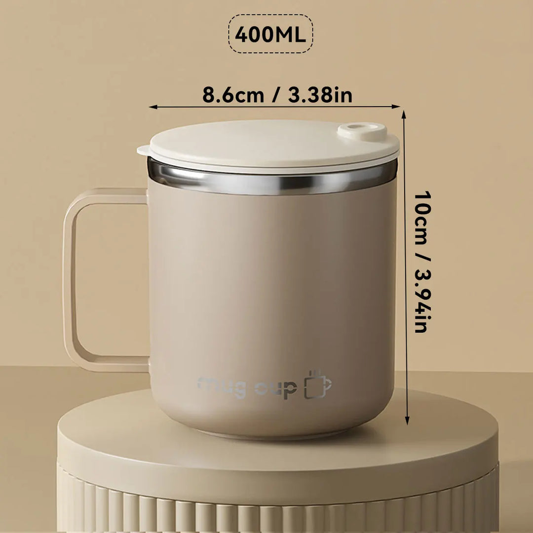Insulated stainless steel coffee cup with lid | Kalsten