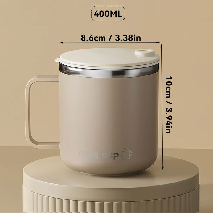 Insulated stainless steel coffee cup with lid | Kalsten