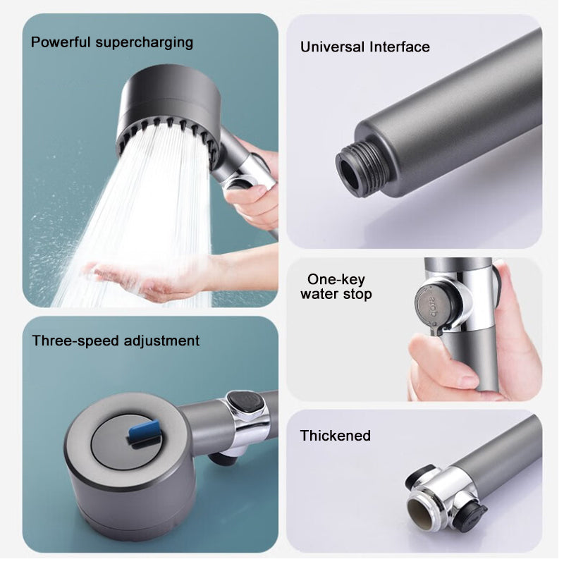 Kalsten | PowerFlow™ High Pressure Showerhead | Powerful Showerhead for Maximum Water Pressure