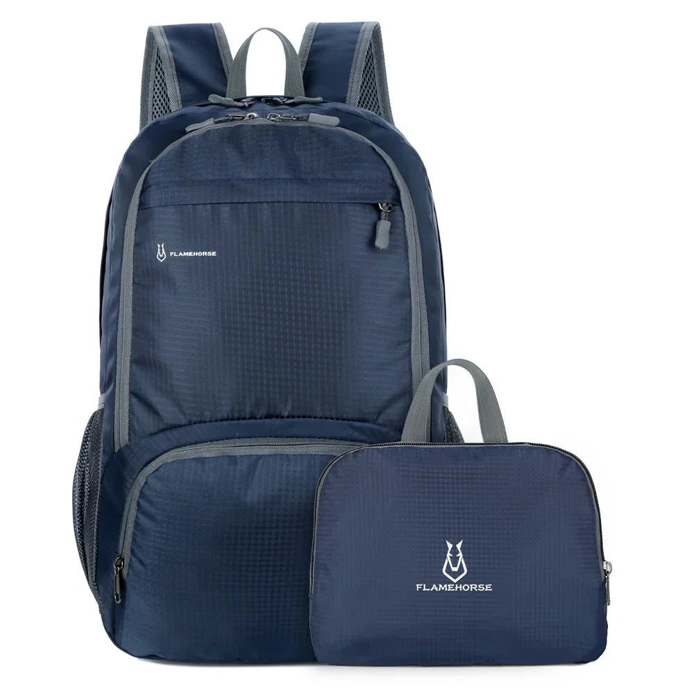 Kalsten | TrekVita Foldable Backpack | Ultralight & Waterproof | 31×14×47 cm | Outdoor & Travel Backpack for Men & Women