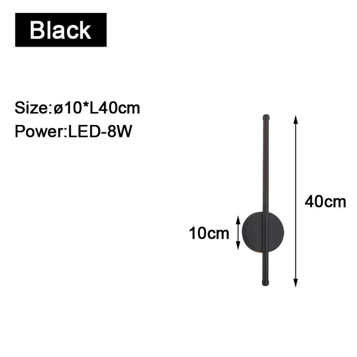 Gold Black Indoor LED Wall Lights: Stylish Illumination for Your Space | Kalsten