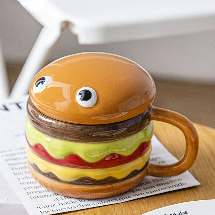 Kalsten | Yummy Hamburger-Shaped Ceramic Hamburger Mug