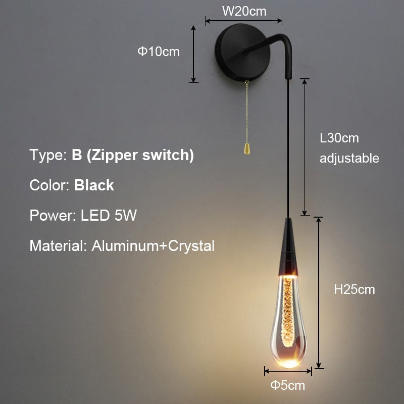 Luxurious Raindrop Wall Lamps | Kalsten