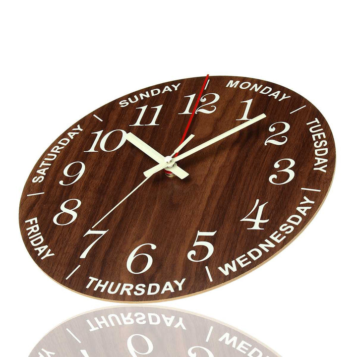 Kalsten | Nordic Luminous Wood Silent Wall Clock