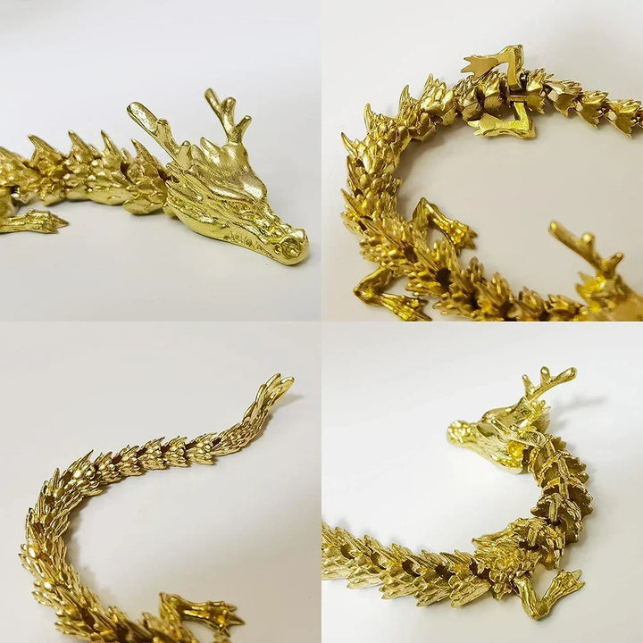 Kalsten | Mystic Scales 3D Brass Dragon Home Decor