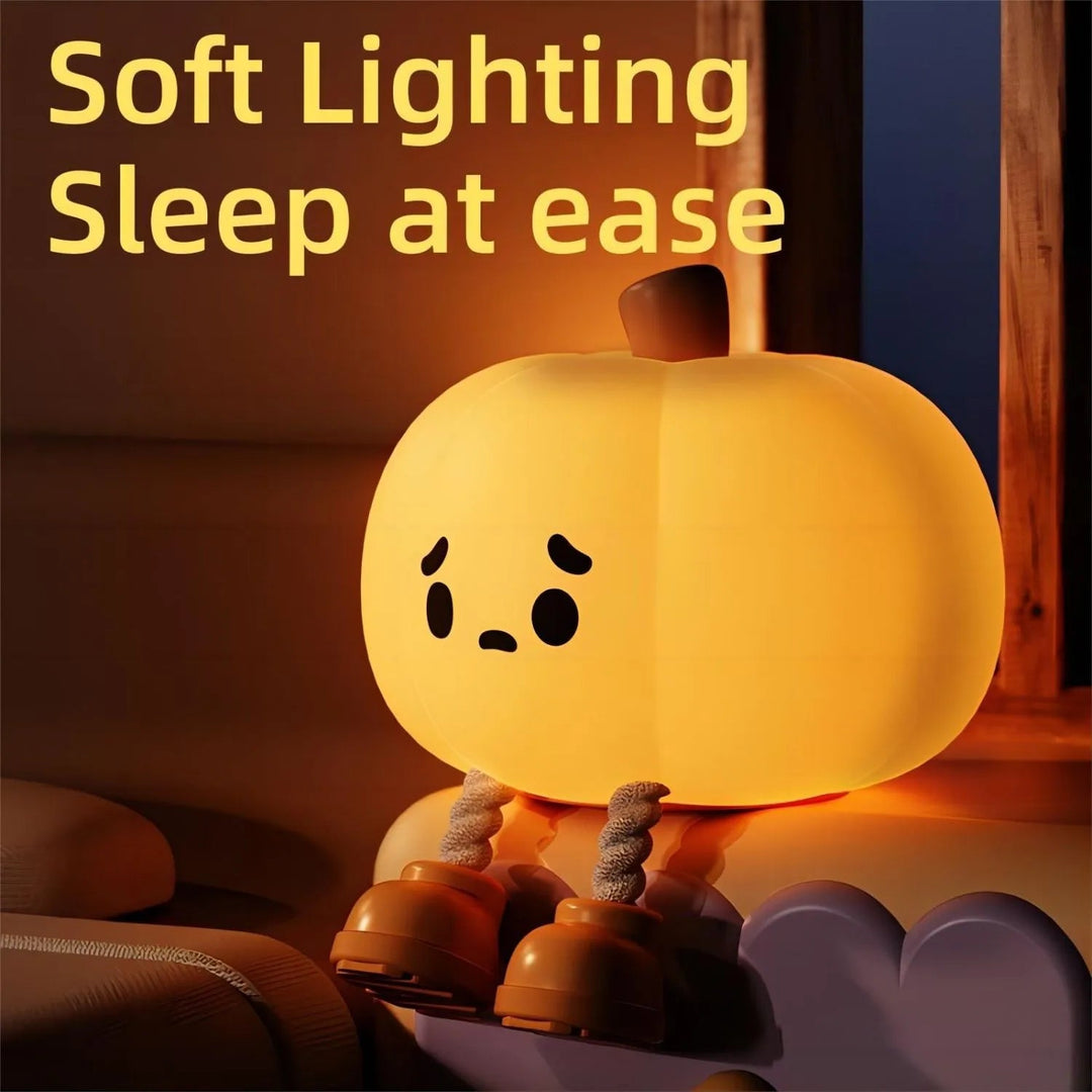 Sad Pumpkin Touch Sensor Lamp Decor | Kalsten