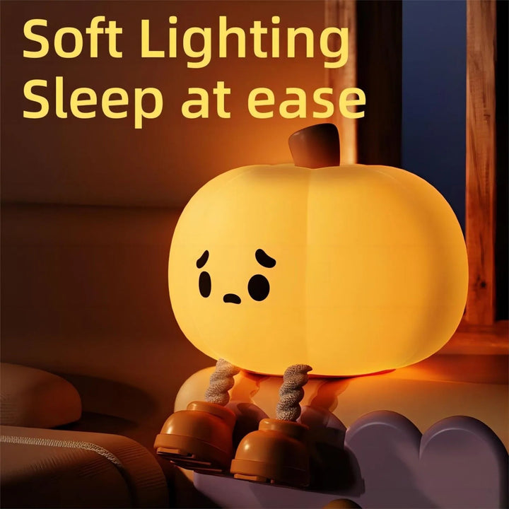Sad Pumpkin Touch Sensor Lamp Decor | Kalsten