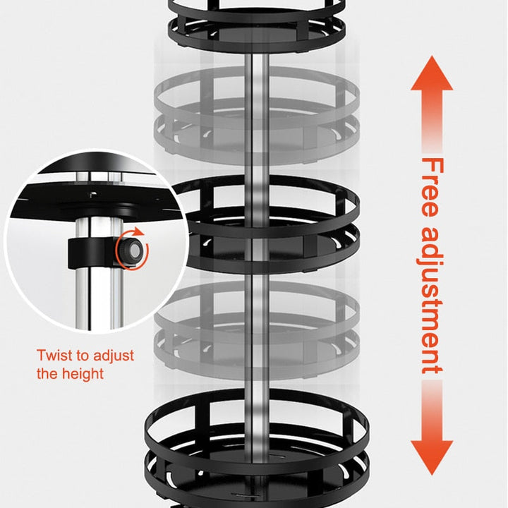 360° Rotatable Multifunctional Storage Rack Kalsten