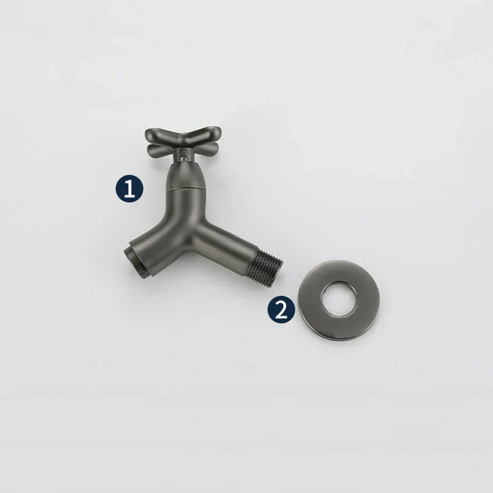 Kalsten | BrassFlow – Wall-Mounted Cold Water Tap in Solid Brass