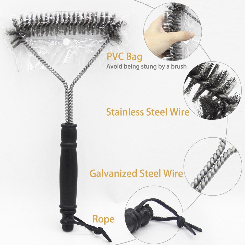 Stainless Steel BBQ Grill Cleaning Brush | Kalsten