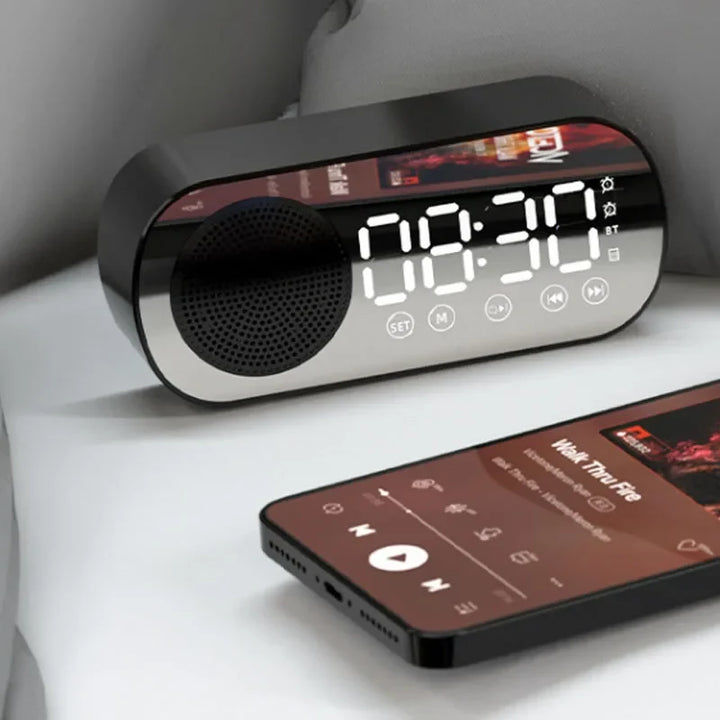 Kalsten | Digital Alarm Clock with Bluetooth Speaker & FM Radio