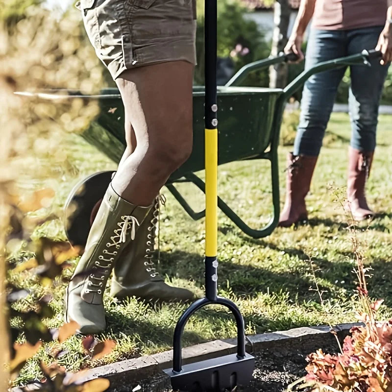 Kalsten | EdgeMaster Lawn Edger | Half-Moon Design with Wavy Edge | Manual Tool for Clean Lawn Edges & Beds