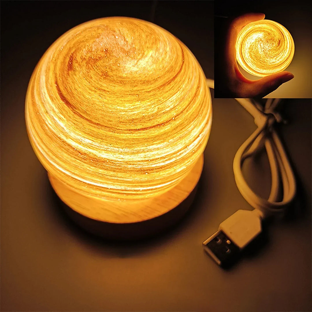 3D Crystal Planets Atmosphere Night Lamp | Kalsten