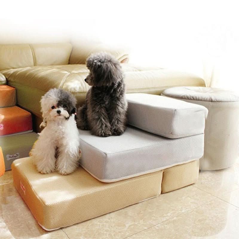 Kalsten | DOGSTEP PRO – Luxury Dog Stair for Joint-Friendly Climbing onto Sofa & Bed