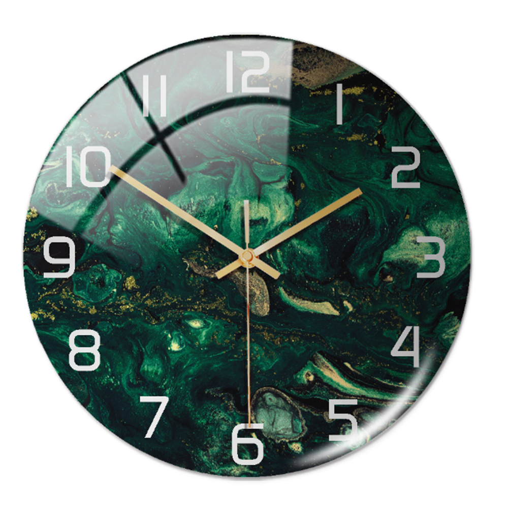 Stylish Marble Wall Clock with Silent Mechanism Kalsten