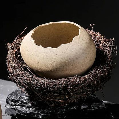 BowLift | Creative Ceramic Bird Nest Eggshell Bowl