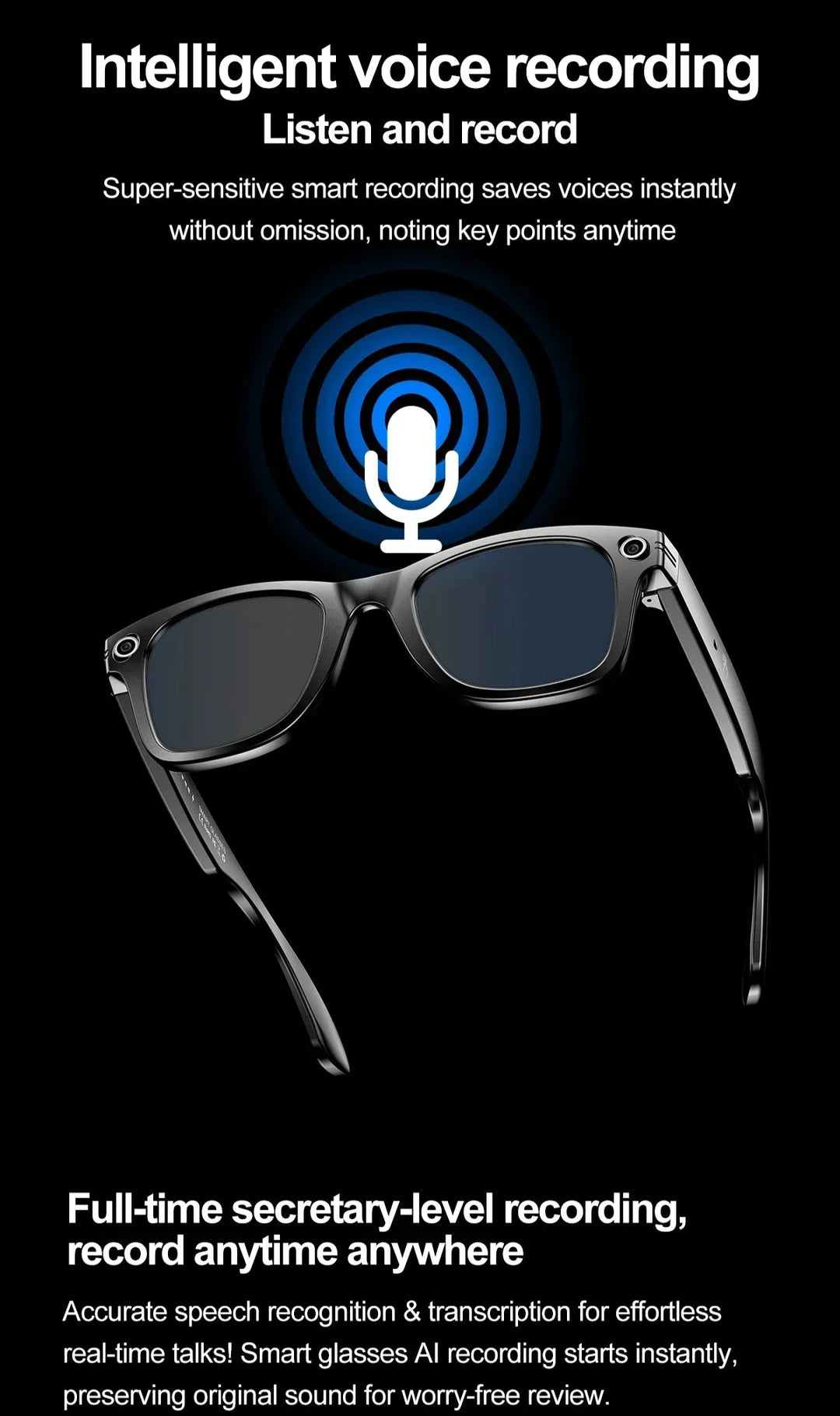 Kalsten | Smart Bluetooth Camera Glasses
