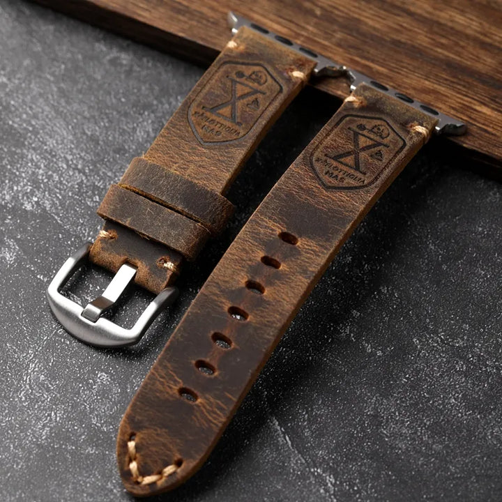 Kalsten | Handcrafted genuine leather cowhide Apple Watch band