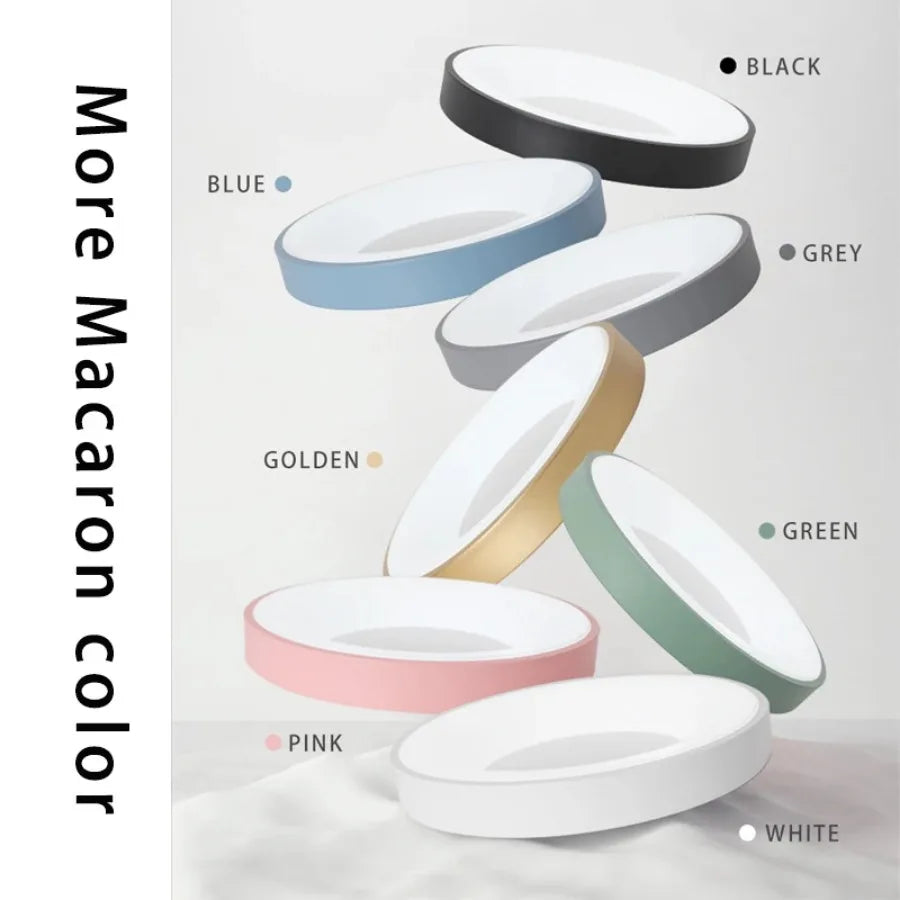 LED Ceiling Light: Nordic Macaron Circular | Kalsten