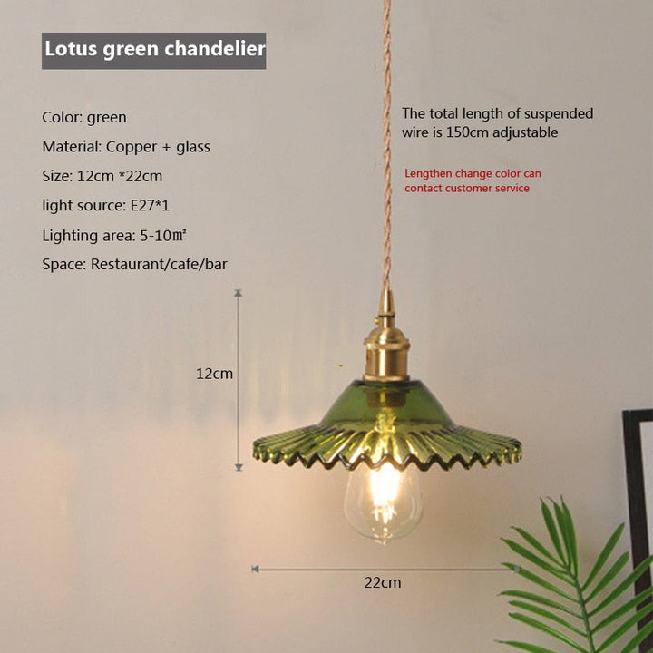 Nordic Brilliance Transparent Glass Pendant Lamp | Kalsten