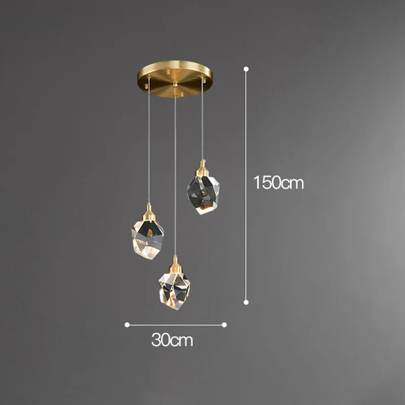 Kalsten | Elegant Crystal Pendant Lights