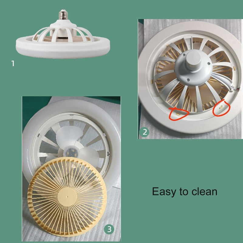 Remote Control Ceiling Fan Lamp | Kalsten