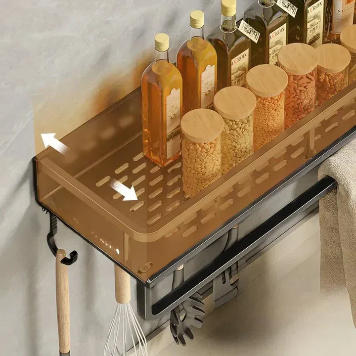 Black Kitchen Shelf